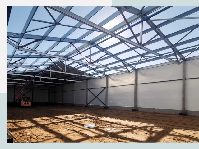 Строительство сенохранилищ в Лянторе