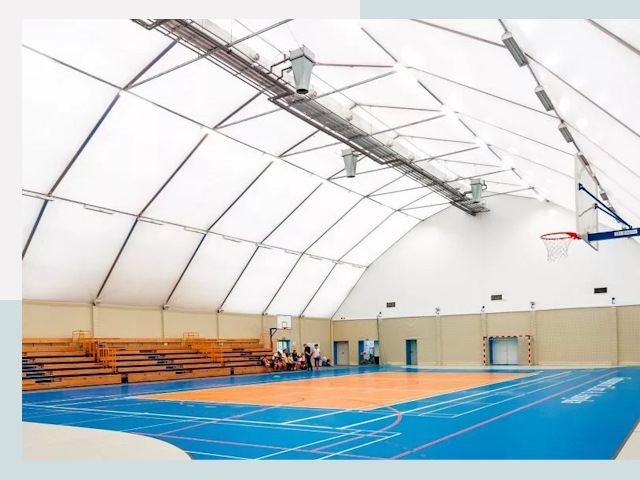 Строительство спортивных залов в Лянторе