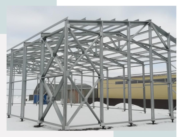 Каркасные ангары в Лянторе