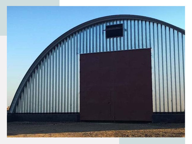 Бескаркасные ангары в Лянторе